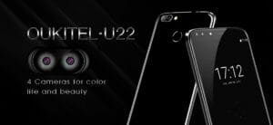 両面デュアルカメラ搭載機（計4個カメラ）、OUKITEL U22を準備中