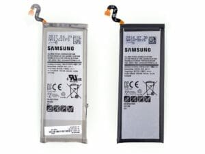 Galaxy noteFEは変更点がnote7からほぼ無し。バッテリーもSamsungSDI製だった