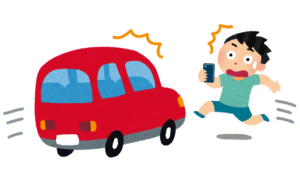 【歩きスマホ】男子大学生、因縁を付けられ2人組に因縁を付けられ蹴られる