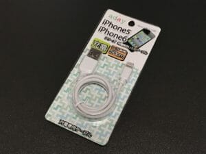 【番外:非認証鑑定】100円ショップで買える Lightningケーブル 50cm